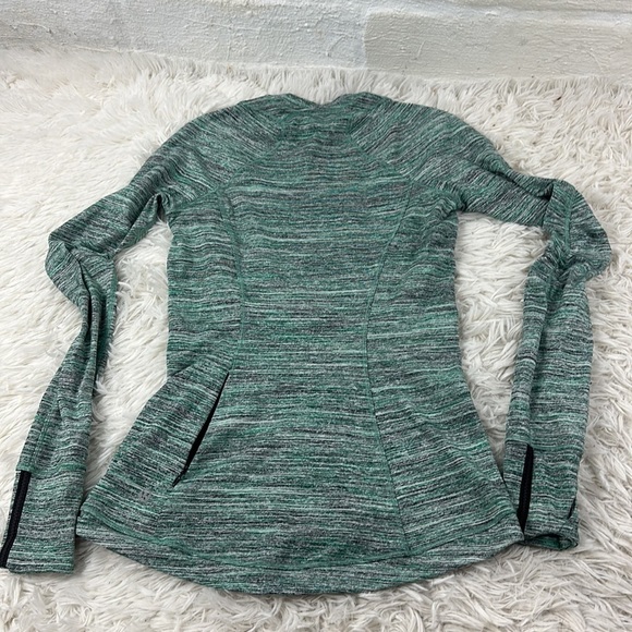 Lululemon Runderful Long Sleeve Space Dye Camo Forage Teal Black / Black - Picture 5 of 6